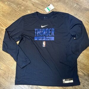Nike Thunder NBA basketball Long Sleeve Tee